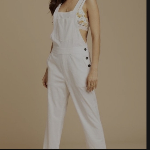 Show Me Your MuMu Pants - Show me your mumu white dale overalls